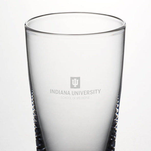 IU School of Medicine Ascutney Pint Glass by Simon Pearce Shot #2