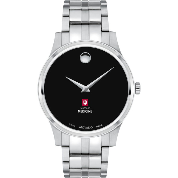 IU School of Medicine Men's Movado Collection Stainless Steel Watch with Black Dial Shot #2