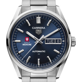 IU School of Medicine Men's TAG Heuer Carrera Day-Date with Blue Dial Shot #1