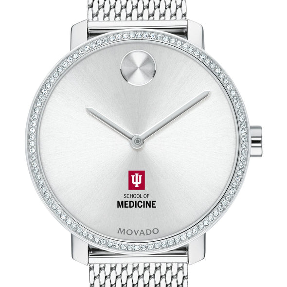 IU School of Medicine Women's Movado Bold with Crystal Bezel & Mesh Bracelet Shot #1