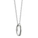 James Madison Monica Rich Kosann "Carpe Diem" Poesy Ring Necklace in Silver