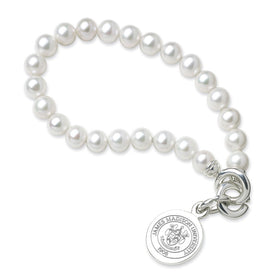 James Madison Pearl Bracelet with Sterling Silver Charm Shot #1