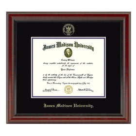 James Madison University Diploma Frame, the Fidelitas Shot #1