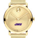 James Madison University Men's Movado BOLD Gold with Mesh Bracelet