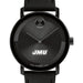 James Madison University Men's Movado BOLD with Black Leather Strap