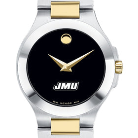James Madison Women&#39;s Movado Collection Two-Tone Watch with Black Dial Shot #1