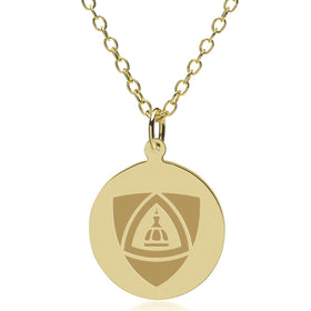 JHU School of Medicine 18K Gold Pendant & Chain Shot #1
