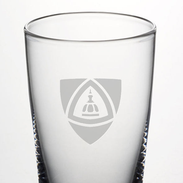 JHU School of Medicine Ascutney Pint Glasses by Simon Pearce Shot #2