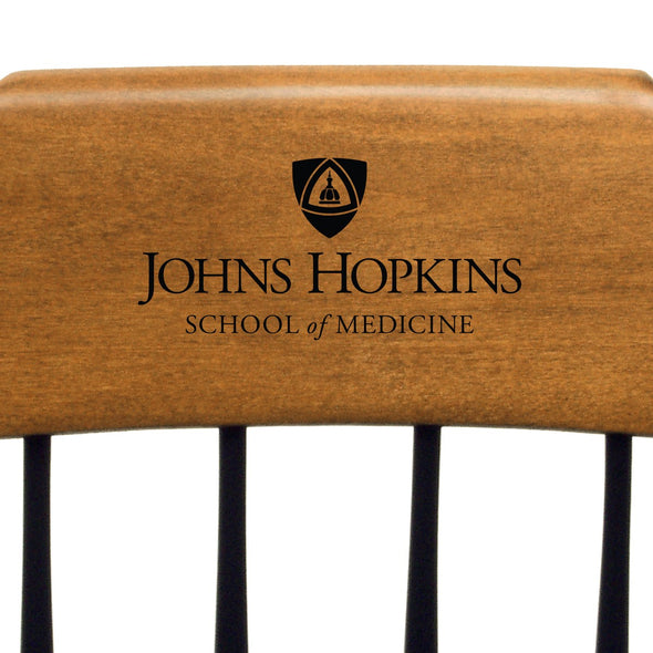 JHU School of Medicine Rocking Chair | M.LaHart & Co.