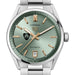 JHU School of Medicine Women's TAG Heuer Steel Carrera Automatic with Green Dial