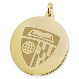 Johns Hopkins 18K Gold Charm Shot #1