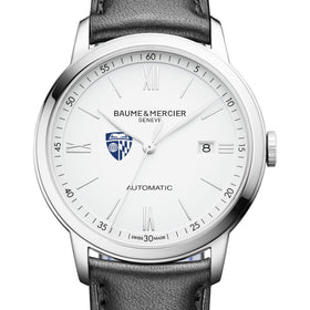 Johns Hopkins Men's Baume et Mercier 42mm Classima Automatic Watch with White Dial & Black Leather Strap Shot #1
