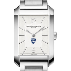 Johns Hopkins Men's Baume et Mercier 43X27mm Hampton Watch with Silver Dial & Bracelet Shot #1