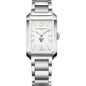 Johns Hopkins Men's Baume et Mercier 43X27mm Hampton Watch with Silver Dial & Bracelet Shot #2