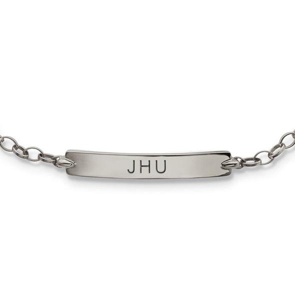 Johns Hopkins Monica Rich Kosann Petite Poesy Bracelet in Silver Shot #2