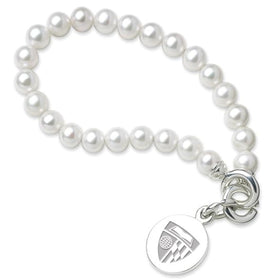 Johns Hopkins Pearl Bracelet with Sterling Silver Charm Shot #1