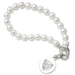 Johns Hopkins Pearl Bracelet with Sterling Silver Charm