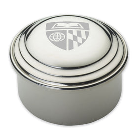 Johns Hopkins Pewter Keepsake Box Shot #1