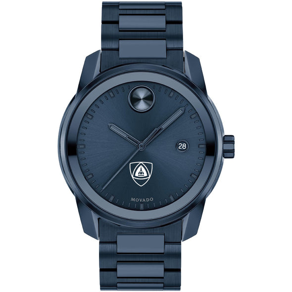 Johns Hopkins School of Medicine Men's Movado BOLD Blue Ion with Date Window Shot #2