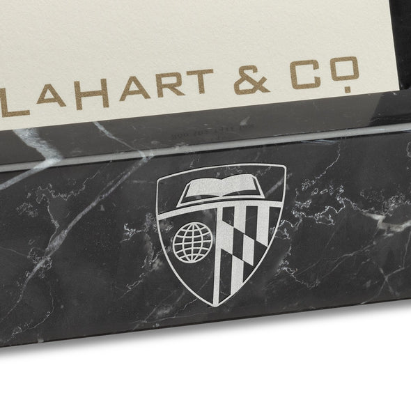 Johns Hopkins University Marble Business Card Holder Shot #2
