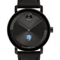 Johns Hopkins University Men's Movado BOLD with Black Leather Strap Shot #1