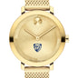 Johns Hopkins University Women's Movado Bold Gold with Mesh Bracelet Shot #1