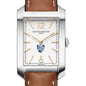 Johns Hopkins Women's Baume et Mercier 35X22mm Hampton Watch with Silver Dial & Tan Leather Strap Shot #1