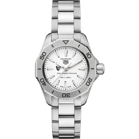 Johns Hopkins Women&#39;s TAG Heuer Steel Aquaracer with Silver Dial Shot #2
