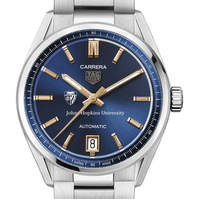 Johns Hopkins Women's TAG Heuer Steel Carrera Automatic with Blue Dial Shot #1