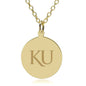 Kansas 18K Gold Pendant & Chain Shot #1