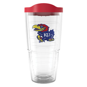 Kansas 24 oz. Tervis Tumblers with Emblem - Set of 2 Shot #1