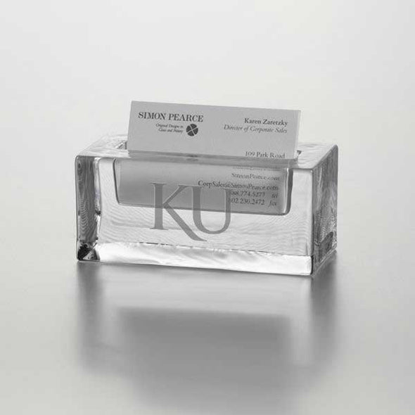 Kansas Glass Business Cardholder by Simon Pearce Shot #1