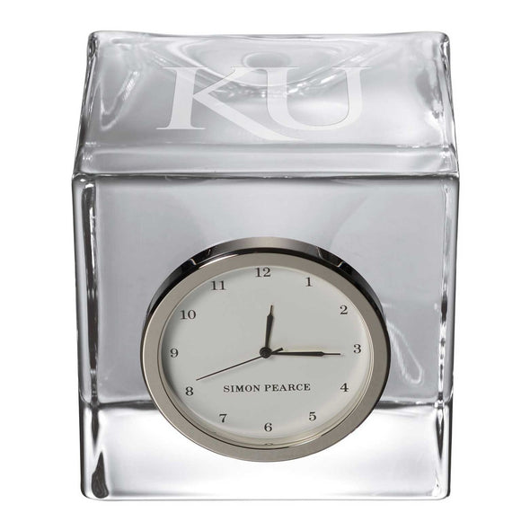 Kansas Glass Desk Clock by Simon Pearce Shot #2