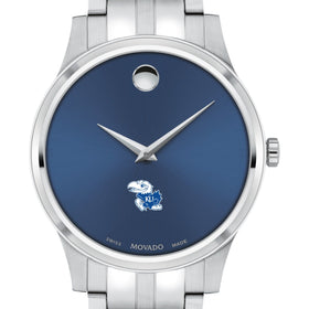 Kansas Men's Movado Collection Stainless Steel Watch with Blue Dial Shot #1