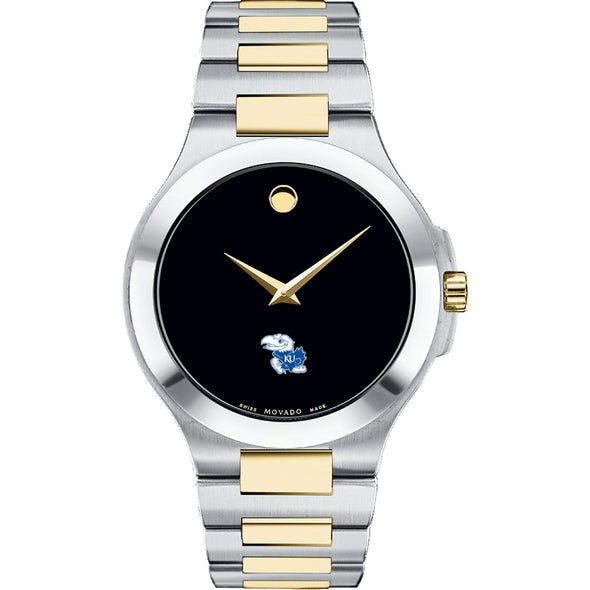 Kansas Men&#39;s Movado Collection Two-Tone Watch with Black Dial Shot #2