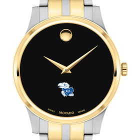 Kansas Men's Movado Collection Two-Tone Watch with Black Dial Shot #1