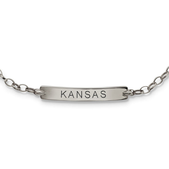 Kansas Monica Rich Kosann Petite Poesy Bracelet in Silver Shot #2