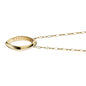 Kansas Monica Rich Kosann Poesy Ring Necklace in Gold Shot #3