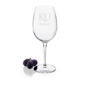 Kansas Red Wine Glasses - Set of 2 Shot #1