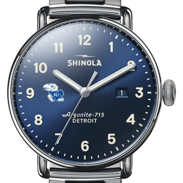 Kansas Shinola Watch, The Canfield 43 mm Blue Dial Shot #1