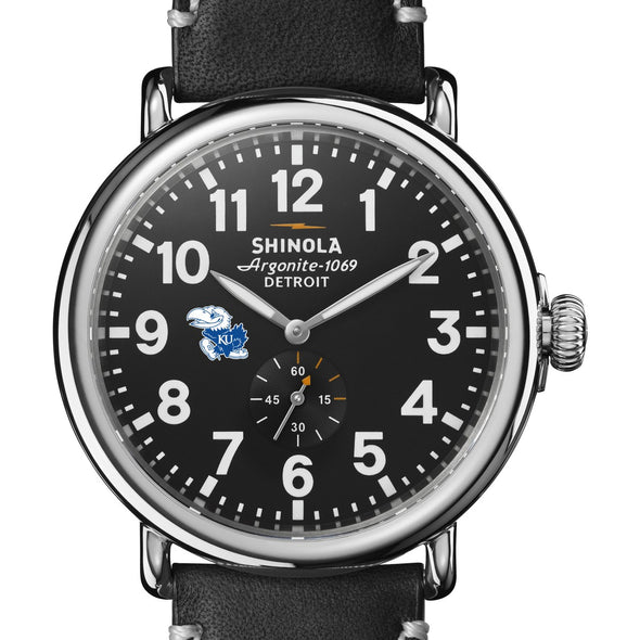 Kansas Shinola Watch, The Runwell 47 mm Black Dial Shot #1