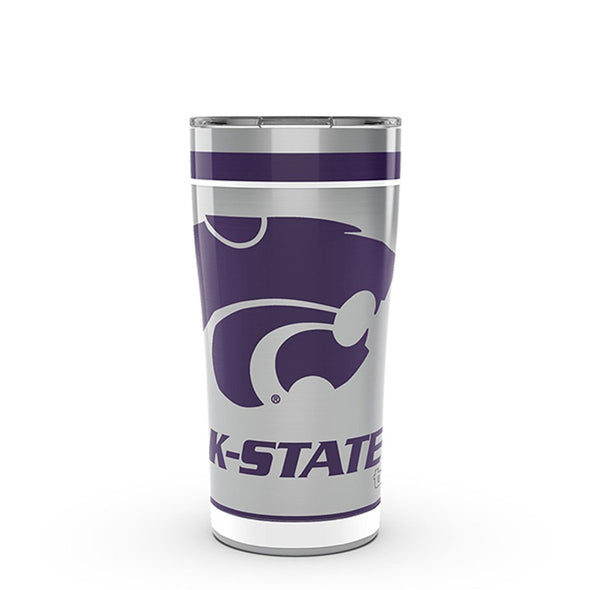 Kansas State 20 oz. Stainless Steel Tervis Tumblers with Hammer Lids - Set of 2 Shot #1
