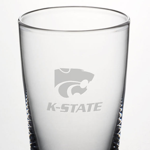 Kansas State Ascutney Pint Glass by Simon Pearce Shot #2