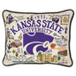 Kansas State Embroidered Pillow Shot #1