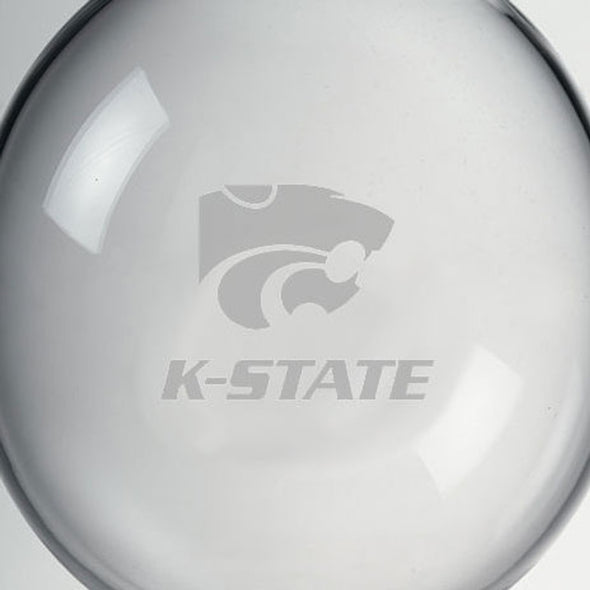 Kansas State Glass Ornament by Simon Pearce Shot #2