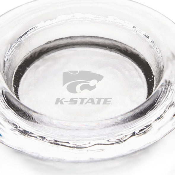 Kansas State Glass Wine Coaster by Simon Pearce Shot #2