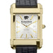 Kansas State Men's Gold Watch with 2-Tone Dial & Leather Strap at M.LaHart & Co.