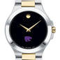 Kansas State Men's Movado Collection Two-Tone Watch with Black Dial Shot #1