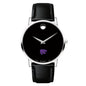 Kansas State Men's Movado Museum with Leather Strap Shot #2