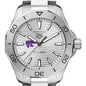Kansas State Men's TAG Heuer Steel Aquaracer with Silver Dial Shot #1